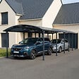 CANOPIA - Canopia Carport Arcadia 12,9 x 3,59 m Gris - vignette