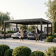 CANOPIA - Canopia Carport Double OSLO 6,07 x 5,96 m NOIRES - vignette