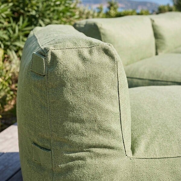 OVIALA - Salon de jardin modulable 3 places vert cactus - Mixi - large