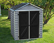 PALRAM - Canopia Abri de jardin Skylight 2,8m² Gris/Noir - vignette