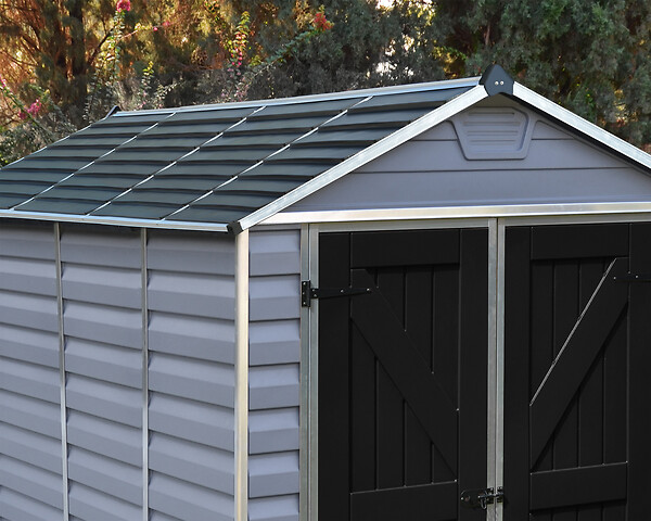 PALRAM - Canopia Abri de jardin Skylight 2,8m² Gris/Noir - large