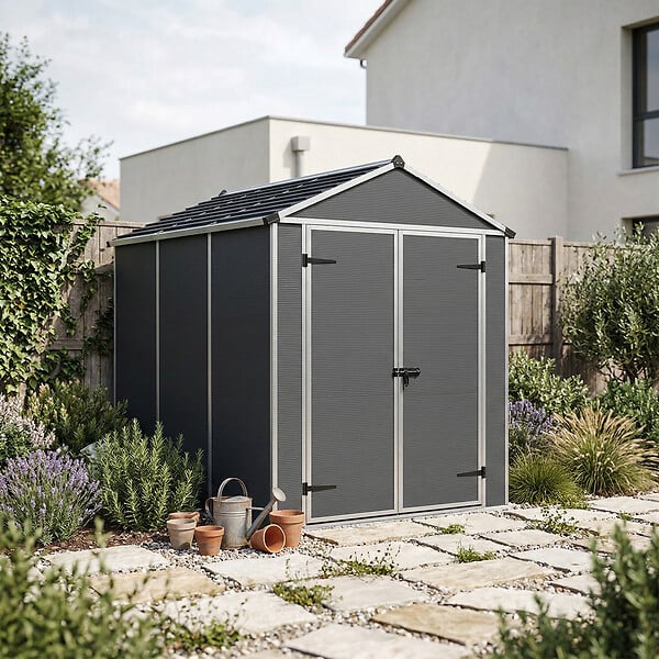 CANOPIA - Canopia Abri de jardin Rubicon 4,2m² Gris - large
