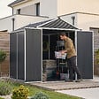 CANOPIA - Canopia Abri de jardin Rubicon 4,2m² Gris - vignette