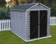 PALRAM - Canopia Abri de jardin Skylight 5,6m² Gris/Noir - vignette