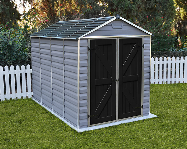 PALRAM - Canopia Abri de jardin Skylight 5,6m² Gris/Noir - large