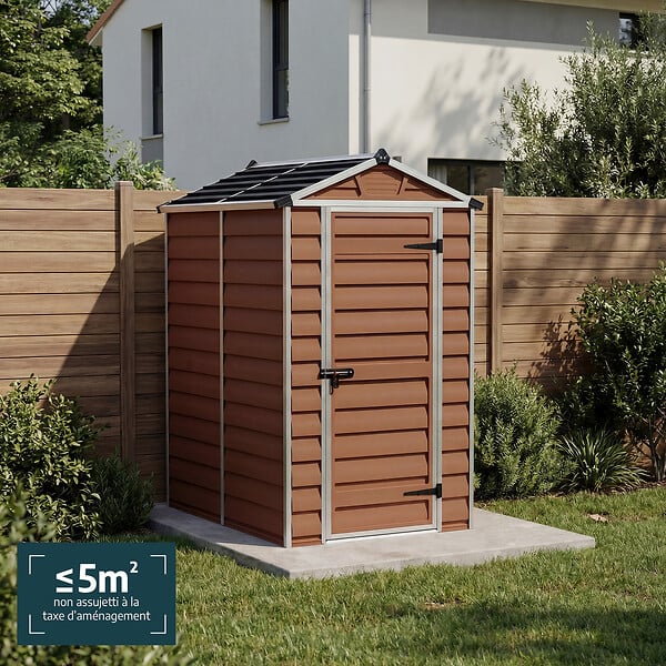 PALRAM - Canopia Abri de jardin Skylight 2,1m² Ambre - large