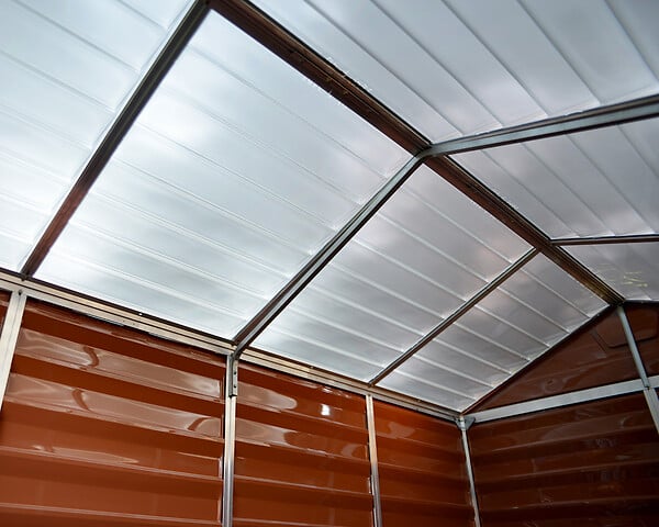 PALRAM - Canopia Abri de jardin Skylight 2,1m² Ambre - large