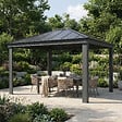 CANOPIA - Canopia Tonnelle de jardin Dallas 3,6X4,3 Gris - vignette