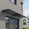 CANOPIA - Canopia Marquise de porte Aquila 302 x 91,5 cm Grise, toiture teintée - vignette