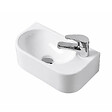 OTITEC - Lave-mains mural droite -42 x 22 cm -Blanc -NOVA - vignette
