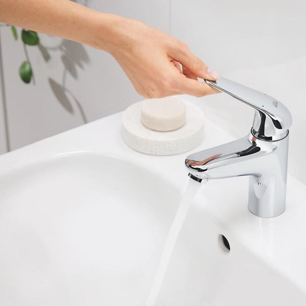 GROHE - Mitigeur lavabo Swift avec vidage Push open chromé XL - large