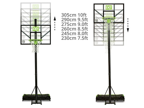 EXIT TOYS - Panier de basket mobile réglable en hauteur Comet - Exit Toys - large