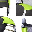 KANGUI - KANGUI Trampoline de jardin 244 cm + filet de sécurité JUMPI Vert/Noir 250 - vignette