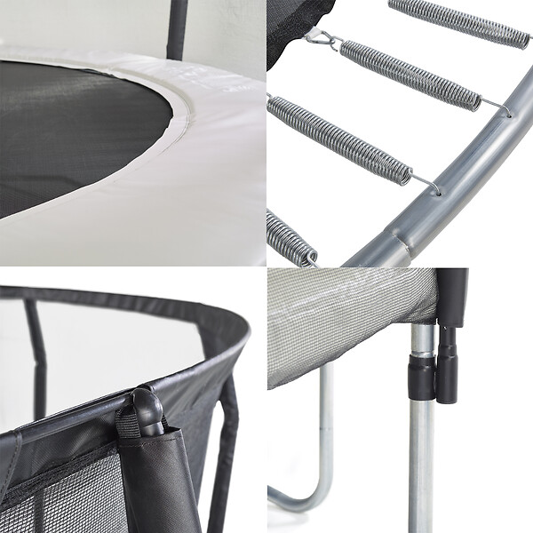 KANGUI - Trampoline Premium Ø 430 cm avec filet de sécurité + échelle - Famili 430 - large