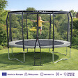 KANGUI - Trampoline Premium Ø 360 cm avec filet de sécurité + échelle - Famili 360 - vignette