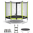 KANGUI - Trampoline Ø 250 cm + filet + échelle + bâche + kit d'ancrage - JUMPI 250 - vignette