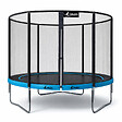 KANGUI - KANGUI Trampoline de jardin rond 305 cm + filet de sécurité | PUNCHI Bleu 300 - vignette