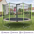 KANGUI - Trampoline Ø 360 cm + filet + échelle + bâche + kit d'ancrage - JUMPI 360 - vignette