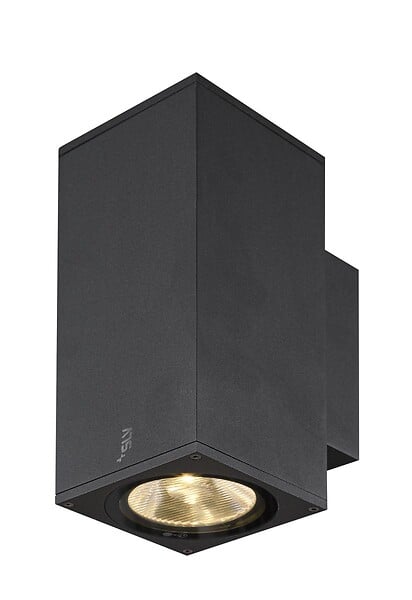 SLV - Applique extérieure ENOLA SQUARE UP/DOWN, carré, anthracite, LED, 53W, 3000K/4000K, IP65 - Taille M - large
