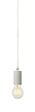 SLV - FITU E27 suspension, ronde, blanc, max. 60W, câble nu de 5m - vignette