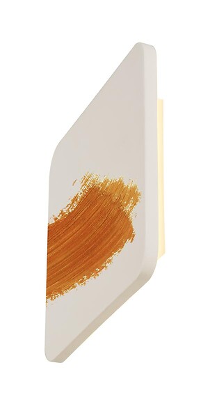 SLV - PLASTRA SQUARE applique, carré, plâtre blanc, 48 LED, 3000K - large