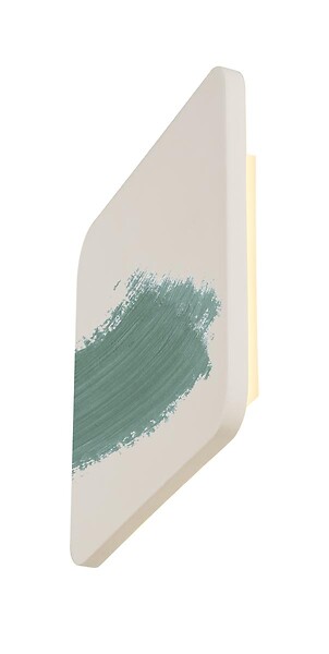 SLV - PLASTRA SQUARE applique, carré, plâtre blanc, 48 LED, 3000K - large