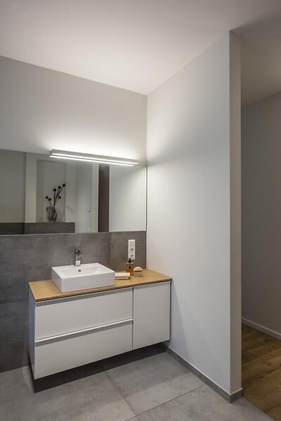 SLV - SEDO 21 LED, applique, carrée, alu brossé, verre satiné, 22W, 3000K - large