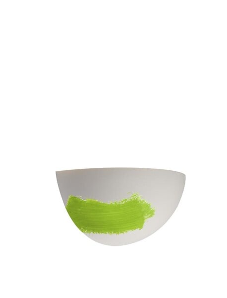 SLV - PLASTRA 101 E14, applique, arrondie, plâtre blanc, max. 11W - large
