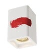 SLV - PLASTRA plafonnier, carré, plâtre blanc, GU10, max. 35W - vignette