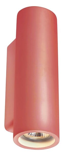 SLV - PLASTRA TUBE rond, applique, plâtre blanc, GU10 - large