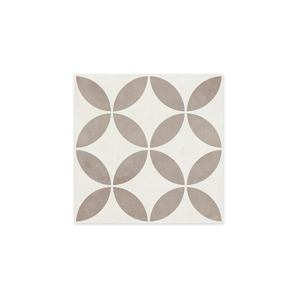 RO'MA NATURE - Carrelage effet Carreau ciment Axerio Greige 22,3x22,3x0,9 cm Savero - Sol et mur intérieur (vendu par carton de 0,65 m²) - large