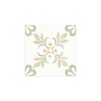 RO'MA NATURE - Carrelage effet Carreau ciment Roselis Vert 22,3x22,3x0,9 cm Levior - Sol et mur intérieur (vendu par carton de 0,65 m²) - vignette