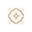 RO'MA NATURE - Carrelage effet Carreau ciment Azoria Terracotta 22,3x22,3x0,9 cm Levior - Sol et mur intérieur (vendu par carton de 0,65 m²) - vignette
