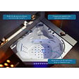 DISTRIBAIN - Baignoire balnéo Dubaï 47 jets + massage cervicales Whirlpool - vignette