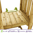 KANGUI - Aire de jeux bois enfant : plateforme 120 cm avec toboggan WALLI - vignette