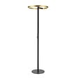 SLV - Lampadaire LED ONE STRAIGHT FL SLV - 20W - 2700/3000K - Noir/ Laiton - Dimmable - vignette
