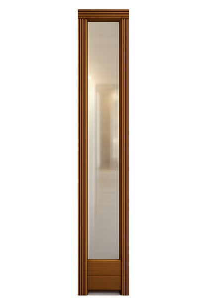 GD MENUISERIES - Fixe Lateral Bois Exo H215 x L30 cm Côte Tableau - large