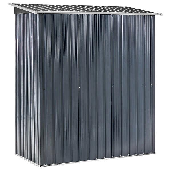 BELIANI - Abri de jardin AISONE 150 cm 89 cm Gris graphite - large