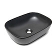 SWISS AQUA TECHNOLOGIES - Vasque à poser 45,5 x 32,5 x 13,5 cm sans trop-plein noir mat Infinitio SAT (SATINF4532BKM) - vignette