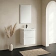CERSANIT - Meuble salle de bain-50x35cm-Gain de place-Blanc Brillant-Moduo Slim - vignette