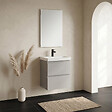CERSANIT - Meuble salle de bain-50x35cm-Gain de place-Gris Clair-Moduo Slim - vignette