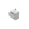 CERSANIT - Meuble salle de bain-50x35cm-Gain de place-Gris Clair-Moduo Slim - vignette