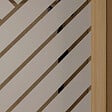AURLANE - Paroi de douche 120x200 HINATA - Style Japandi Geometrique - Cadre Effet Bois - Verre 6mm - vignette