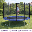 KANGUI - KANGUI Trampoline rond Bleu Ø250cm avec filet, échelle ,bâche et kit ancrage - vignette