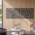 ID MARKET - Panneau décoratif universel 150 x 50 CM FLOWER gris - vignette