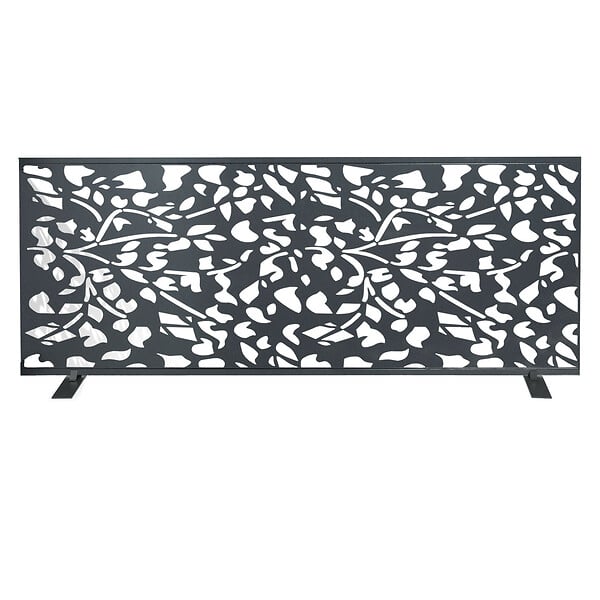 ID MARKET - Panneau décoratif universel 150 x 50 CM FLOWER gris - large