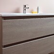 KIAMAMI VALENTINA - Composition Salle De Bain 90Cm Suspendue Avec Tiroirs Leone Orme | Berlin - vignette