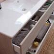 KIAMAMI VALENTINA - Armoire De Toilette Murale Avec Lavabo Intégré Et Miroir Série Berlin 120 Cm - vignette