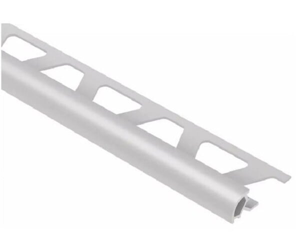SCHLUTER - Profilé de finition quart de rond RONDEC-PRO 110 - Coloris: blanc brillant - hauteur: 11mm - longueur: 2,5ML - SCHLUTER - large