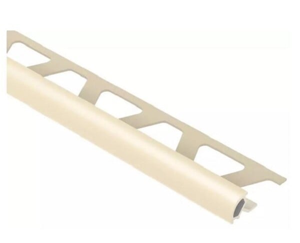SCHLUTER - Profilé de finition quart de rond RONDEC-PRO 110 - Coloris: blanc brillant - hauteur: 11mm - longueur: 2,5ML - SCHLUTER - large